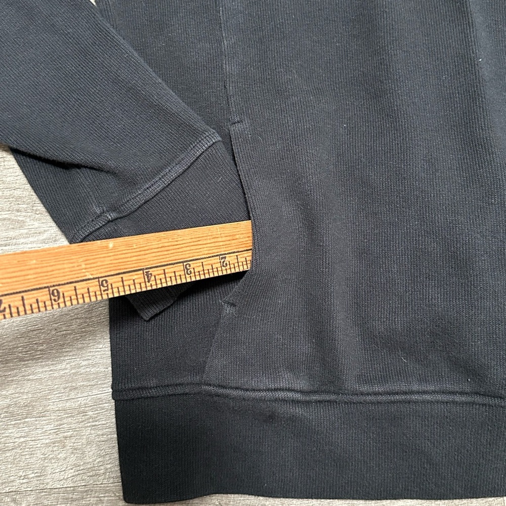 Womens Duluth Medium 8 10 Black Fleece Sweatshirt Crew Pullover Long Sleeve - Picture 5 of 9